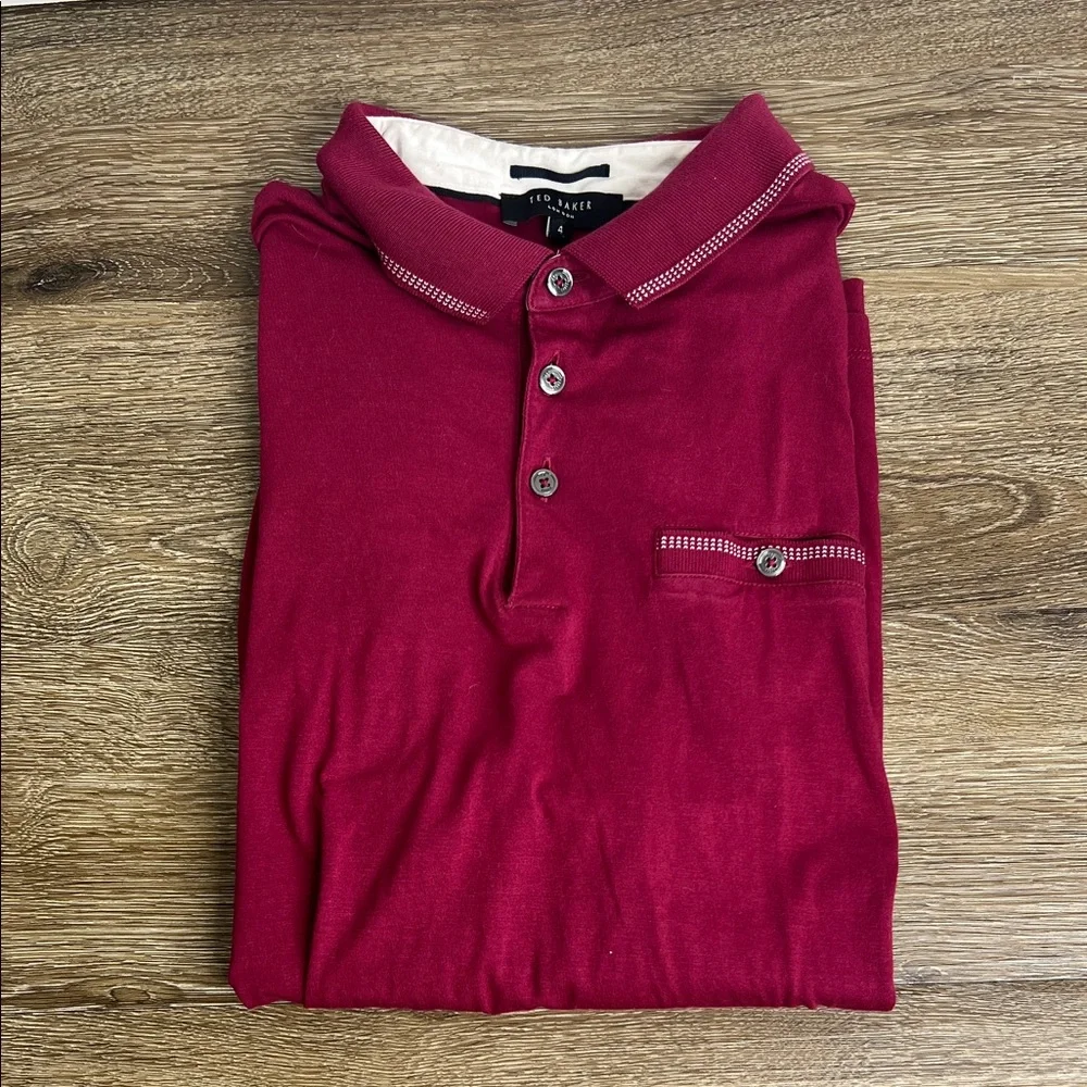 Ted Baker London Men’s Tortilla Tipped Polo – Size 4 (Large) - Picture 2 of 12